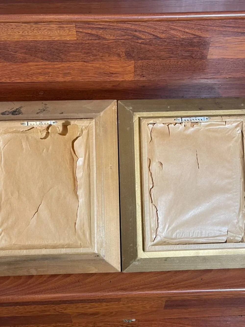 2 VTG Canvas FRMD Wall Art 